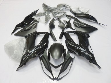 Carenados Moto Kawasaki ZX6R 2013-2018 - Negro Brillante Negro Mate