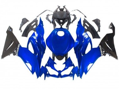 Carenados Moto Kawasaki ZX6R 2019-2022 - Azul Negro Brillante