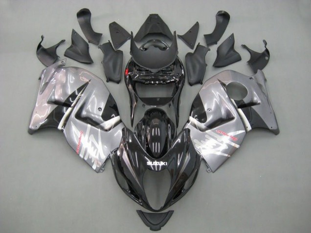 Carenados Moto Suzuki GSXR 1300 Hayabusa 1996-2007 - Negro Gris Plata