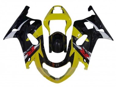 Carenados Moto Suzuki GSXR1000 2000-2002 - Amarillo Plata Negro Brillante Rojo