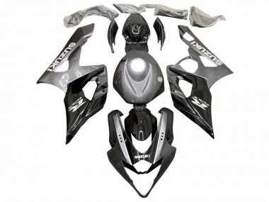 Carenados Moto Suzuki GSXR 1000 2005-2006 - Plata Negro