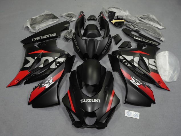 Carenados Moto Suzuki GSXR1000 2017-2024 - Negro Mate Rojo Gris Blanco