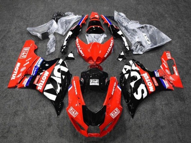 Carenados Moto Suzuki GSXR1000 2017-2024 - Rojo Blanco Azul Negro Motul