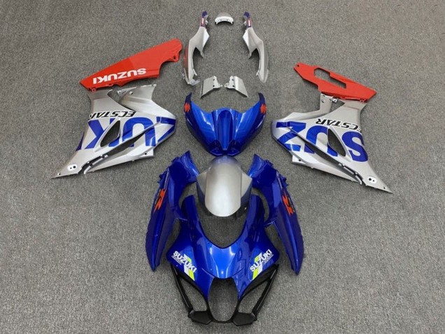 Carenados Moto Suzuki GSXR1000 2017-2024 - Azul Plata Rojo