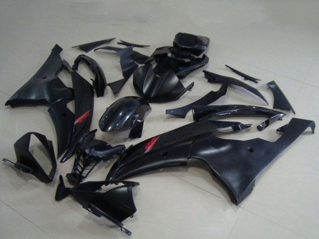 Carenados Moto Yamaha YZF R6 2008-2016 - Negro Brillante Negro Mate