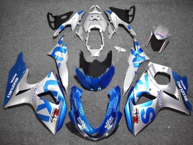 Carenados Moto Suzuki GSXR 1000 2009-2016 - Plata Azul