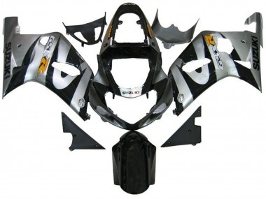 Carenados Moto Suzuki GSXR 600 / GSXR 750 2001-2003 - Plata Negro Amarillo