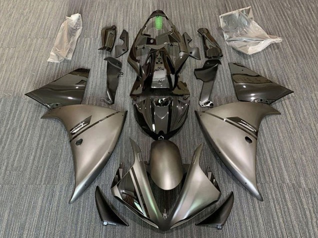 Carenados Moto Yamaha YZF 1000 R1 2009-2011 - Negro Brillante Gris Mate