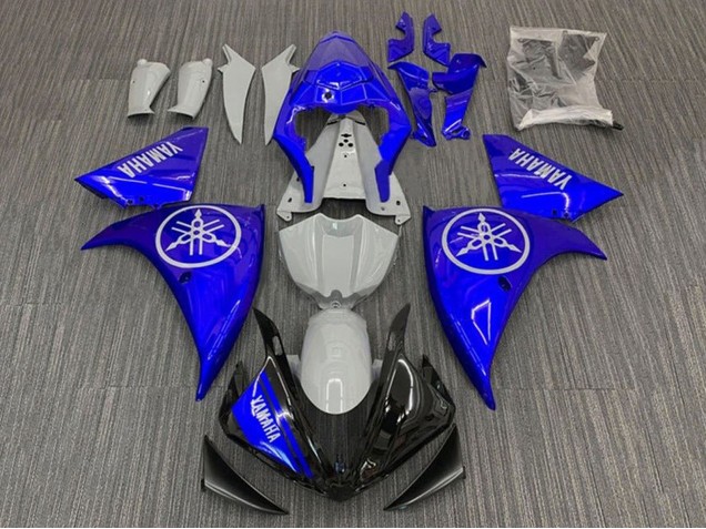 Carenados Moto Yamaha YZF 1000 R1 2009-2011 - Azul Nardo Gris Negro