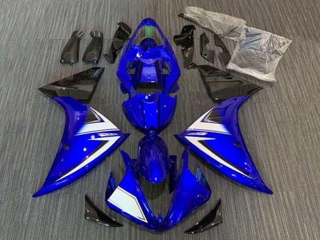 Carenados Moto Yamaha YZF 1000 R1 2009-2011 - Azul Blanco Negro
