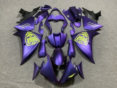 Carenados Moto Yamaha YZF 1000 R1 2012-2014 - Púrpura Neon Amarillo