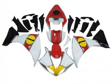 Carenados Moto Yamaha YZF 1000 R1 2012-2014 - Blanco Rojo Amarillo Negro