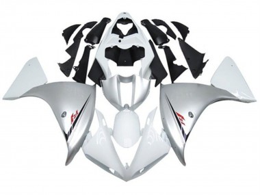 Carenados Moto Yamaha YZF 1000 R1 2012-2014 - Plata Blanco