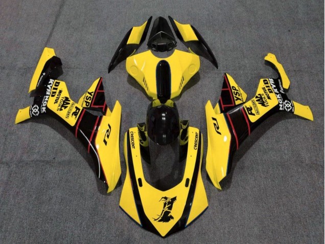 Carenados Moto Yamaha YZF 1000 R1 2015-2019 - Amarillo Rojo Negro
