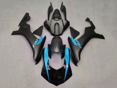 Carenados Moto Yamaha YZF 1000 R1 2020-2025 - Negro Brillante Negro Mate Azul Claro