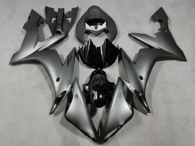 Carenados Moto Yamaha YZF 1000 R1 2004-2006 - Plata Mate Negro Brillante