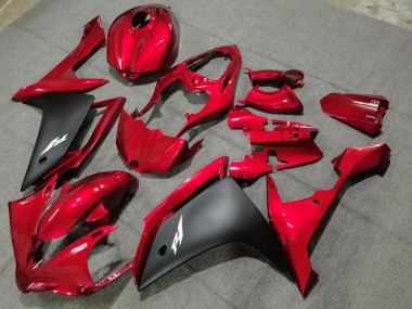 Carenados Moto Yamaha YZF 1000 R1 2004-2006 - Rojo Negro Mate