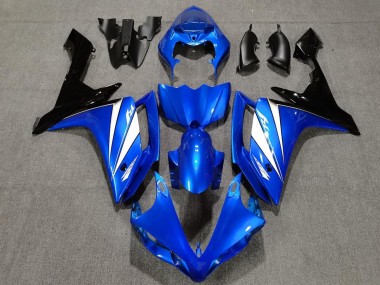Carenado Moto Yamaha YZF 1000 R1 2007-2008 - Azul Blanco Negro