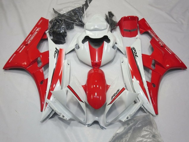 Carenados Moto Yamaha YZF R6 2006-2007 - Blanco Rojo Motul Michelin