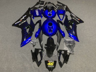 Carenados Moto Yamaha YZF R6 2008-2016 - Azul Negro ENEOS Monstruo 46