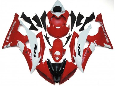 Carenados Moto Yamaha YZF R6 2008-2016 - Blanco Rojo Negro