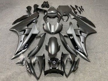 Carenados Moto Yamaha YZF R6 2008-2016 - Gris Mate Negro Brillante