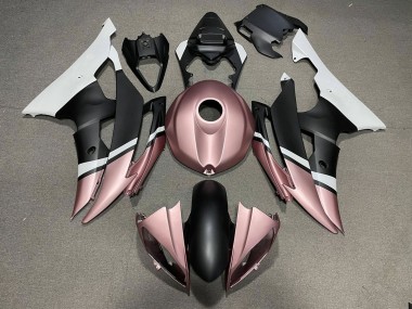 Carenados Moto Yamaha YZF R6 2008-2016 - Blanco Rose Oro Negro Mate