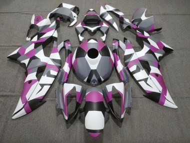 Carenados Moto Yamaha YZF R6 2008-2016 - Blanco Rosa Gris Negro Camouflage