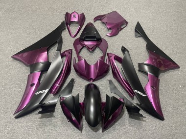 Carenados Moto Yamaha YZF R6 2008-2016 - Púrpura Negro Mate