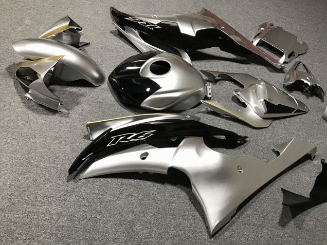 Carenados Moto Yamaha YZF R6 2008-2016 - Plata Oro Negro