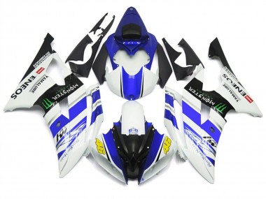 Carenados Moto Yamaha YZF R6 2008-2016 - Blanco Azul Negro Brillante Verde Monstruo ENEOS 46