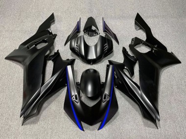 Carenados Moto Yamaha YZF R6 2017-2023 - Negro Mate Azul