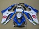 Carenados Moto Triumph Daytona 675 Triple 2009-2012 - Blanco Azul Hpi