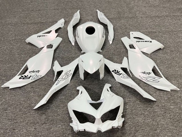 Carenados Moto Kawasaki ZX4R ZX-4RR 2019-2025 - Blanco Perla Negro