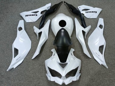 Carenados Moto Kawasaki ZX4R ZX-4RR 2019-2025 - Blanco Negro Mate