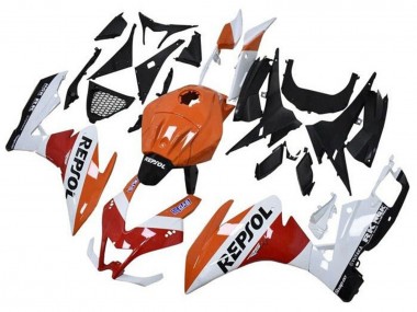 Carenados Moto Aprilia RS4 50 125 2012-2018 - Naranja Blanco Rojo Negro Brillante Repsol