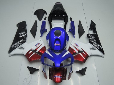 Carenados Moto Honda CBR600RR 2003-2004 - Blanco Rojo Azul Negro Brillante HRC