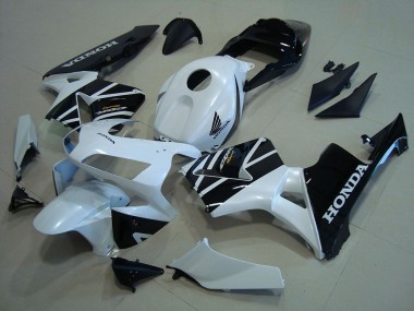 Carenados Moto Honda CBR600RR 2003-2004 - Blanco Negro Brillante