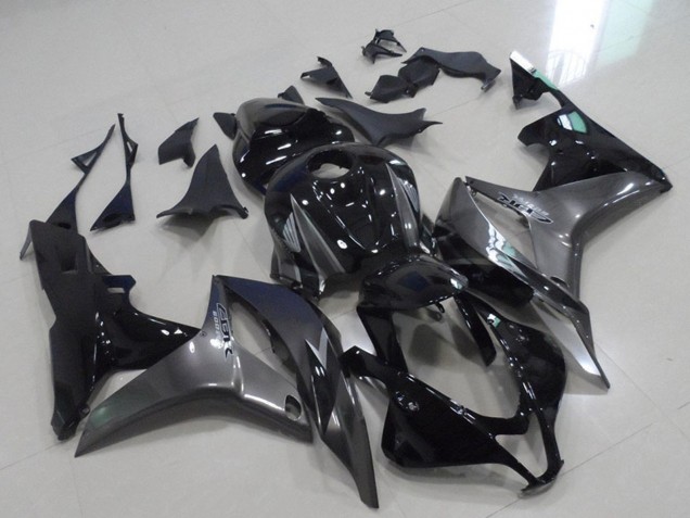 Carenados Moto Honda CBR600RR 2007-2008 - Gris Negro Brillante