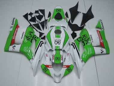 Carenados Moto Honda CBR600RR 2009-2012 - Blanco Verde Rojo Go Fun