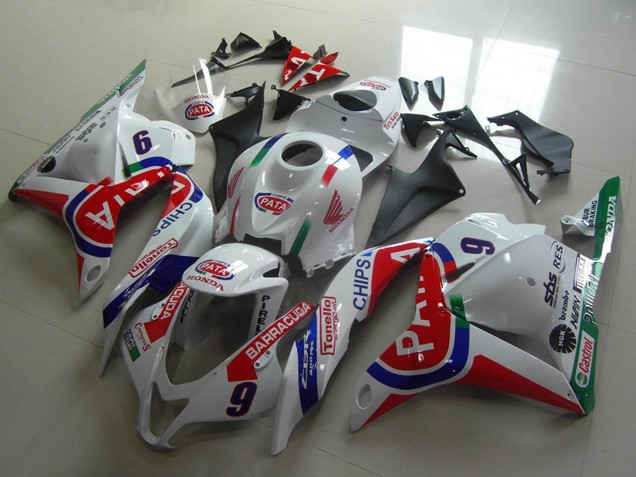 Carenados Moto Honda CBR600RR 2009-2012 - Blanco Azul Rojo Pata
