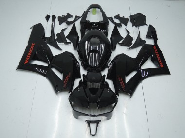 Carenados Moto Honda CBR600RR 2013-2023 - Negro Brillante Rojo Calcomanías