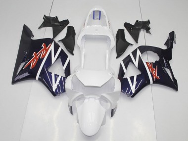 Carenados Moto Honda CBR900RR 954 2002-2003 - Azul Oscuro Blanco