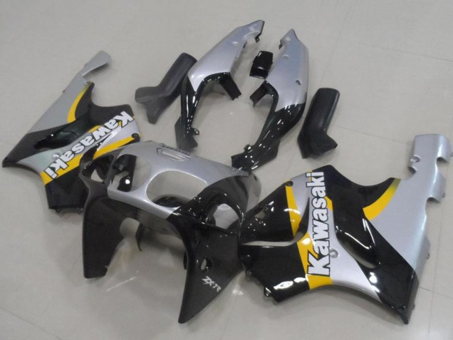 Carenados Moto Kawasaki ZX7R 1996-2003 - Plata Negro Brillante Amarillo
