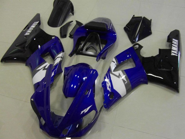 Carenados Moto Yamaha YZF R1 2000-2001 - Azul Blanco Negro