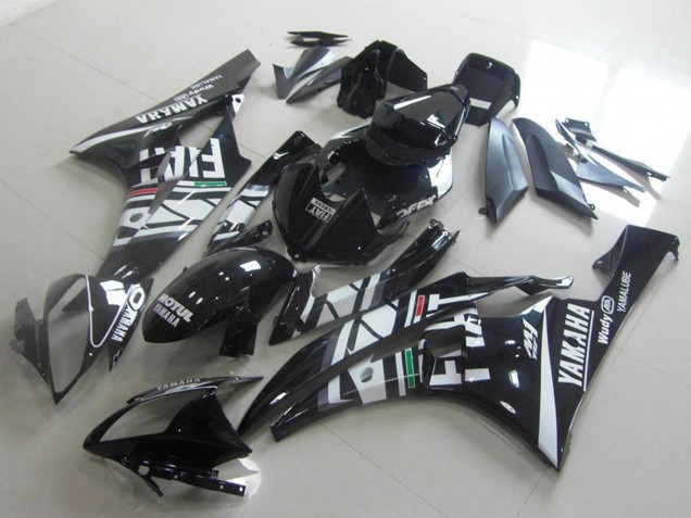 Carenados Moto Yamaha YZF R6 2006-2007 - Blanco Negro Brillante Verde Rojo Fiat Yamalube Motul