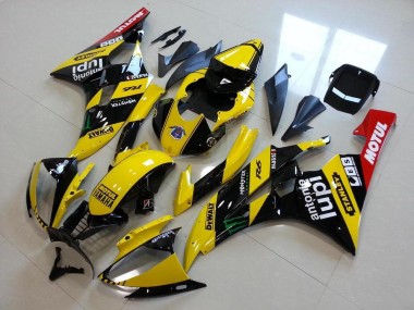 Carenados Moto Yamaha YZF R6 2006-2007 - Amarillo Negro Brillante Rojo Verde Motul Monstruo