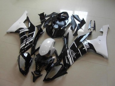 Carenado Moto Yamaha YZF R6 2008-2016 - Blanco Negro Brillante