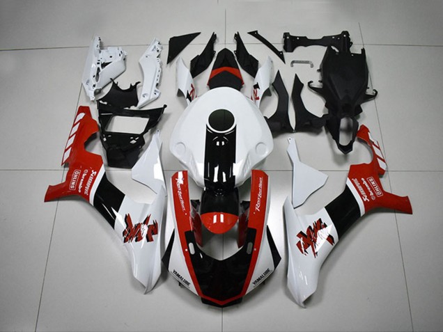 Carenados Moto Yamaha YZF R1 2015-2019 - Blanco Rojo Negro GYTR