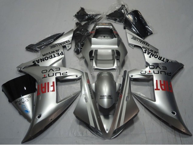 Carenados Moto Yamaha YZF R1 2002-2003 - Plata Rojo Fiat